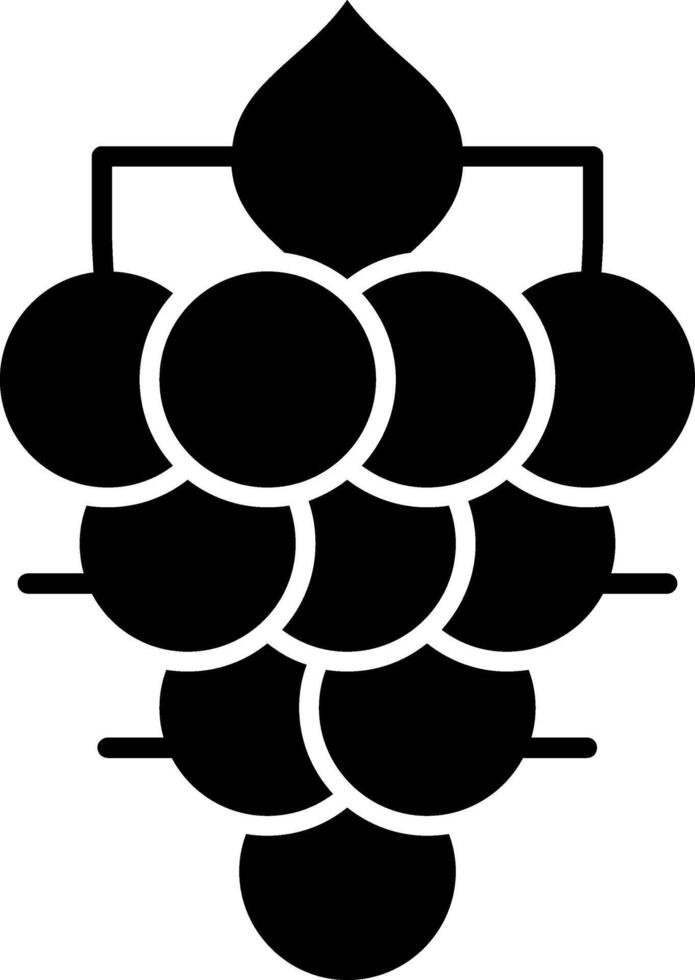 Salmonberry Glyph Icon vector