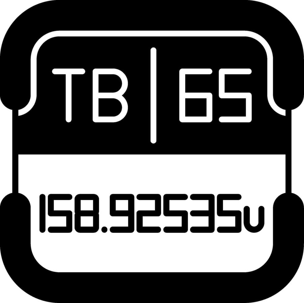 Terbium Periodic Table Element vector