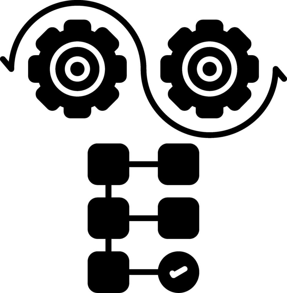 5 Whys Glyph Icon vector