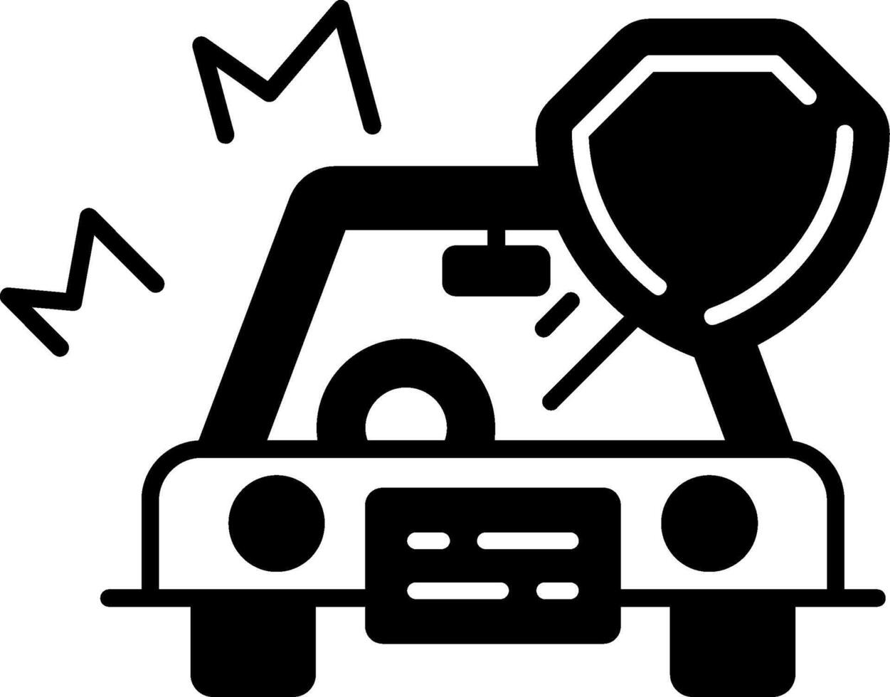 Accident Insurance Icon vector