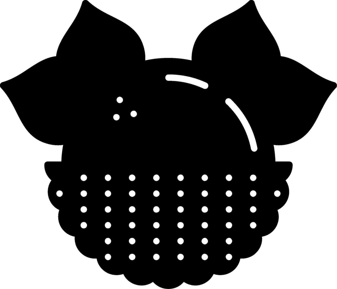 Pulasan Glyph Icon vector