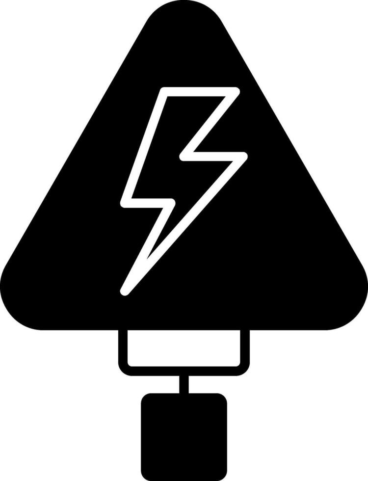 Electrical Glyph Icon vector