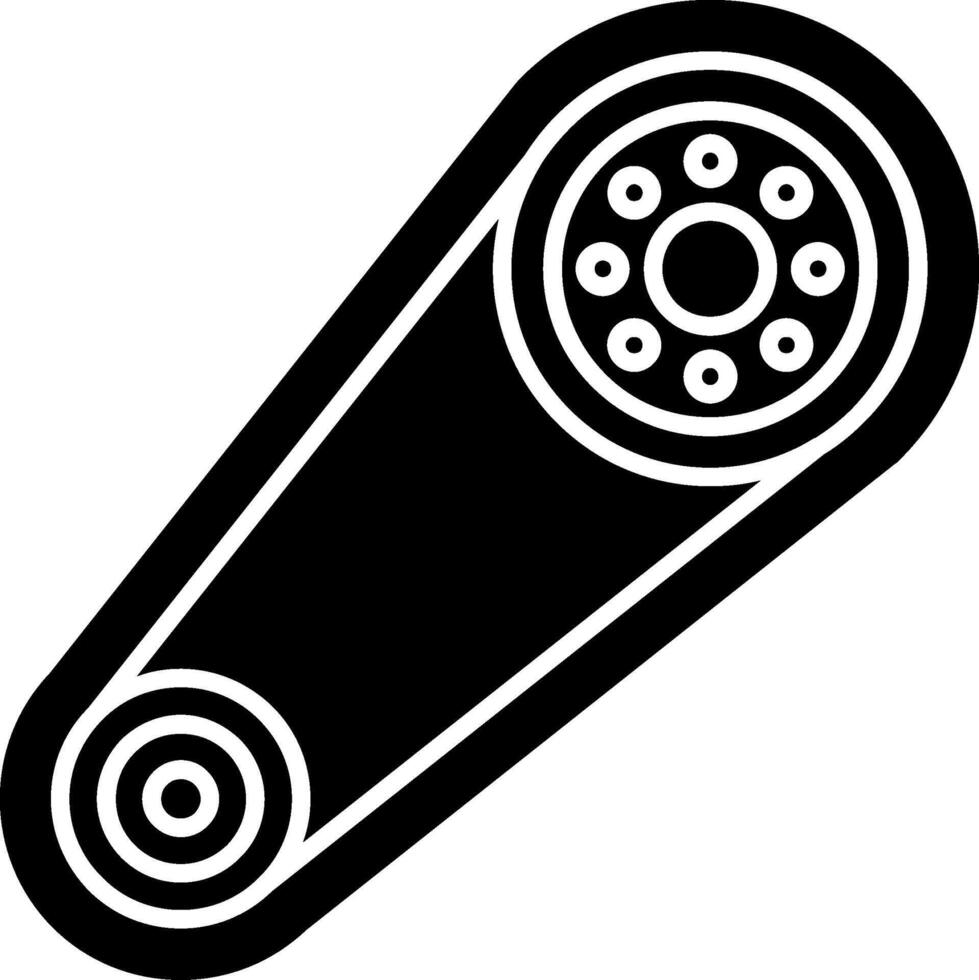 Tool Belt Glyph Icon vector