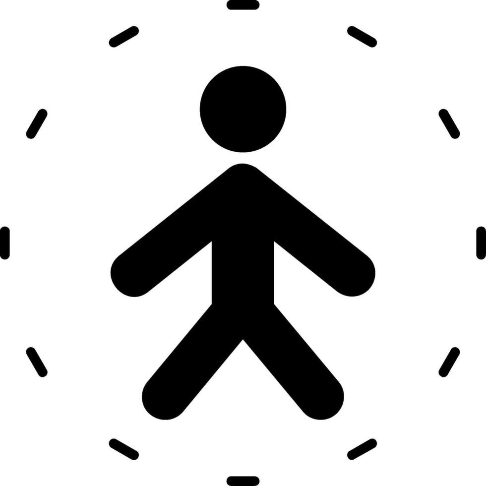 Body Image Counseling Glyph Icon vector