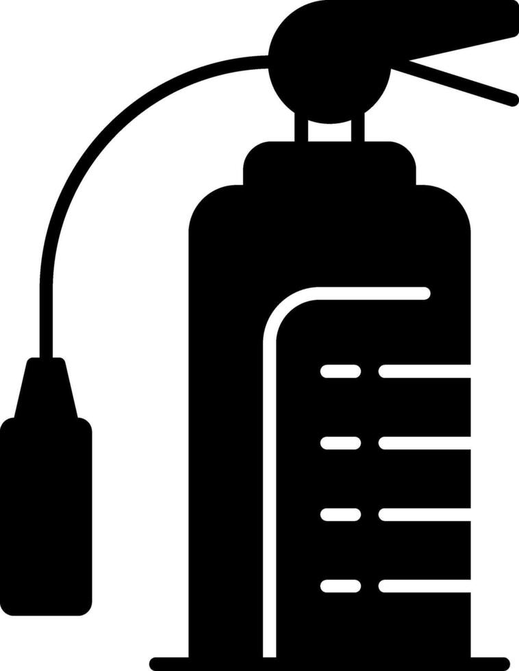 Fire Extinguisher Glyph Icon vector