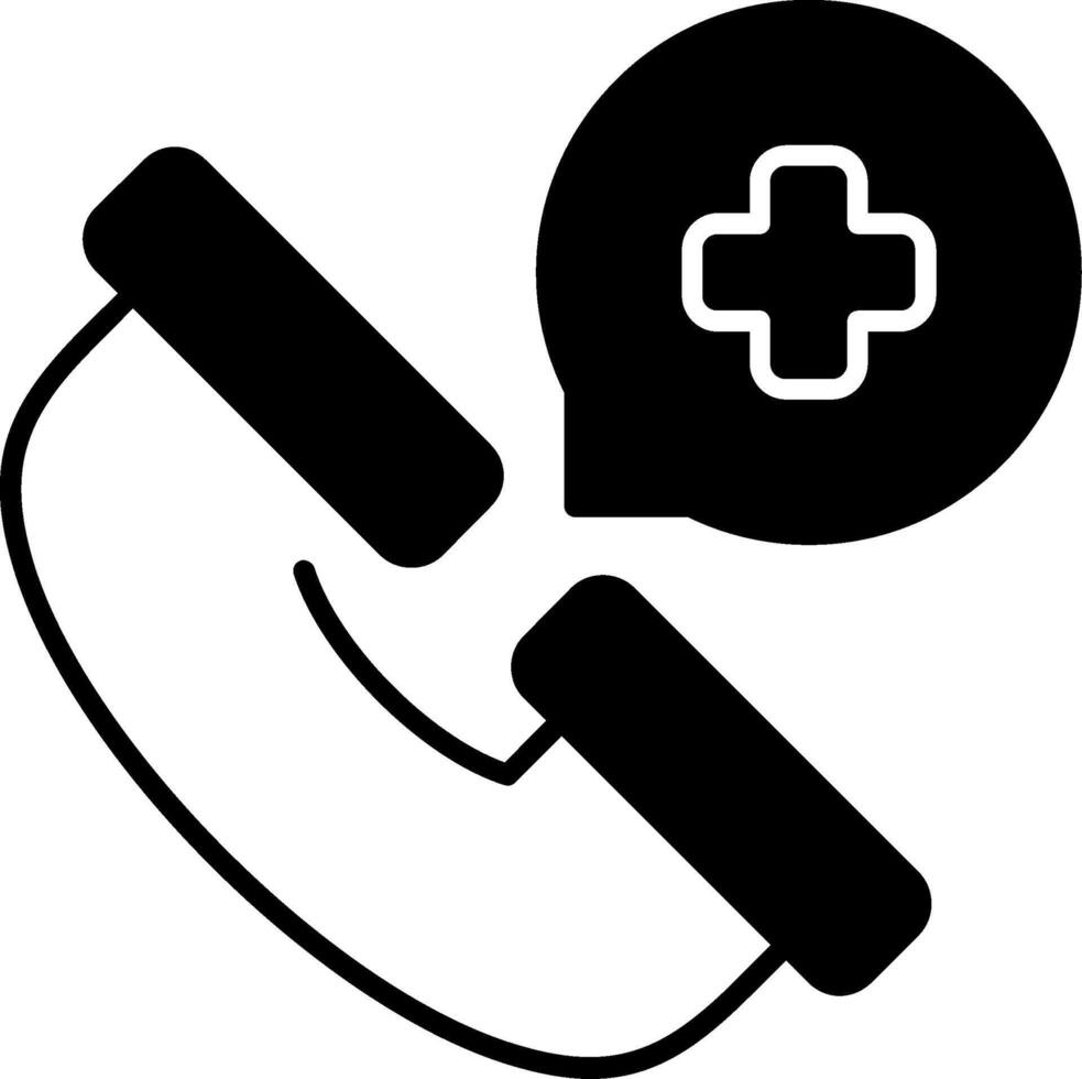 Emergency Response Glyph Icon vector