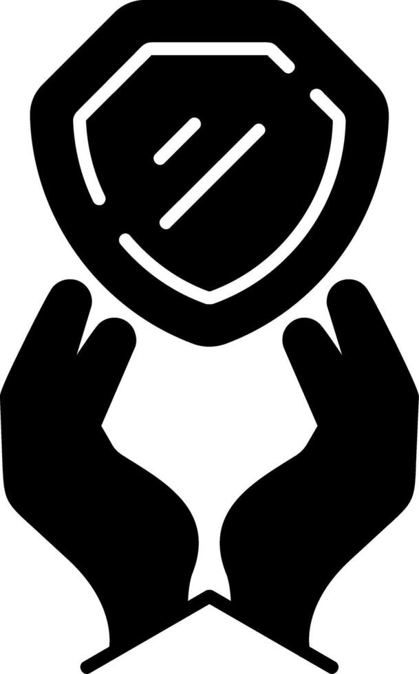 seguro proteccion icono vector