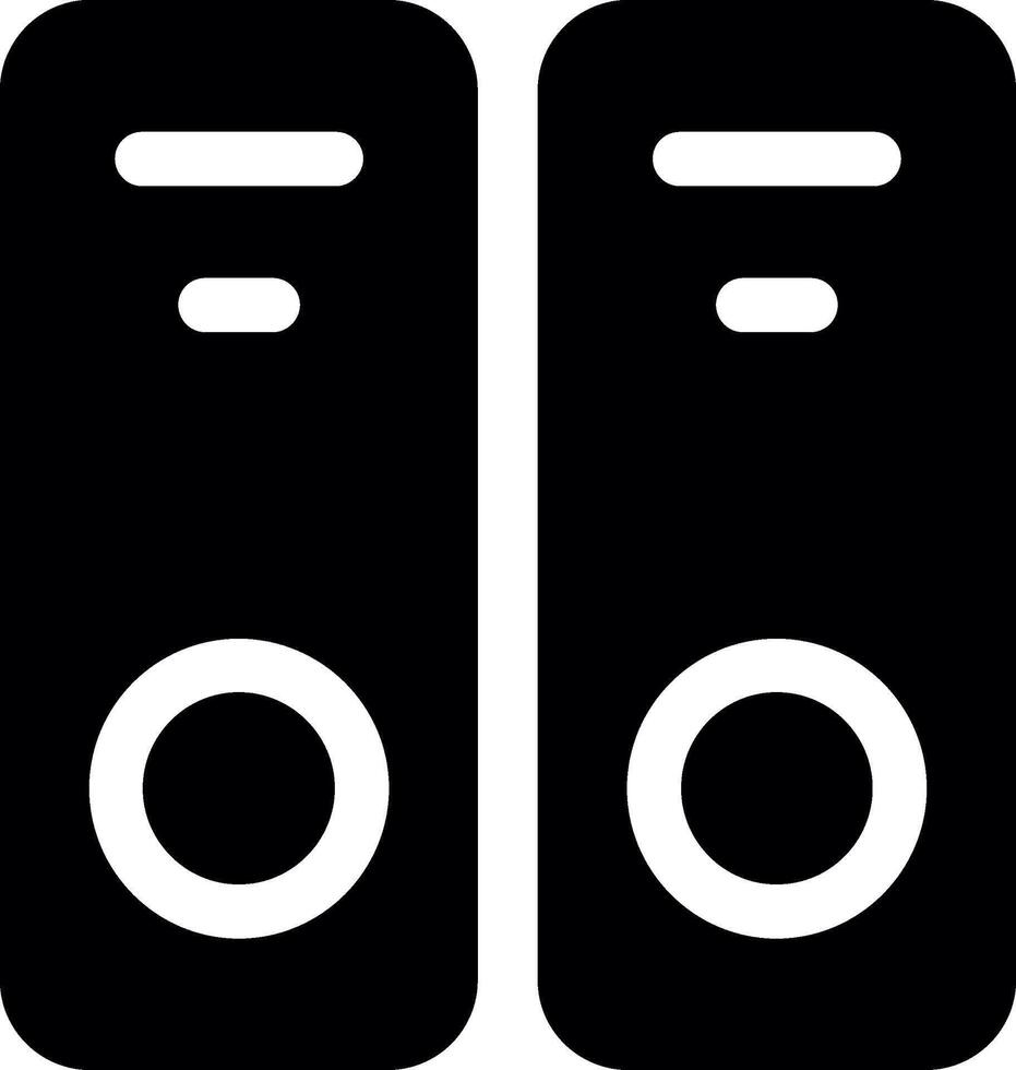 Folder Glyph Icon vector