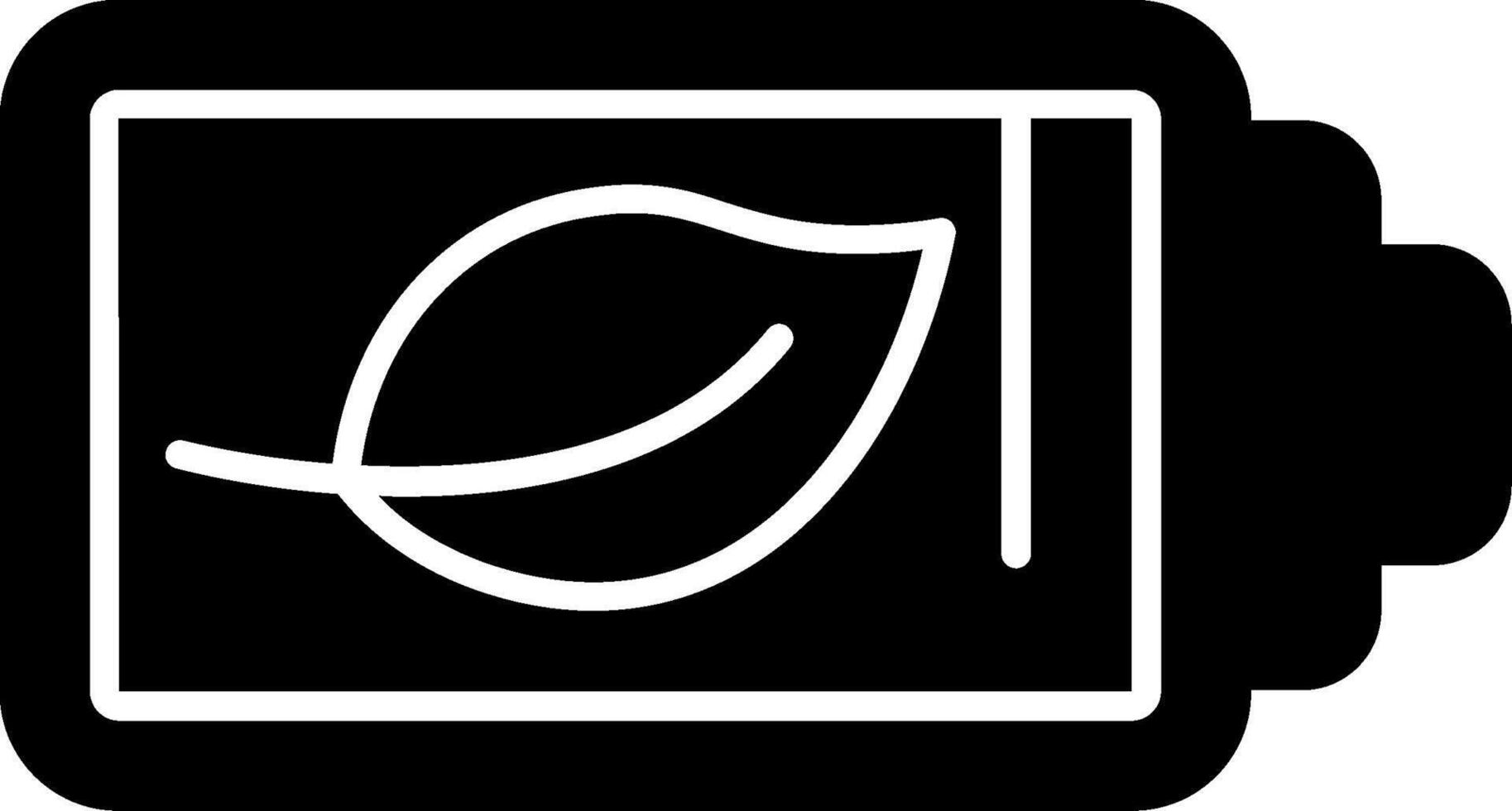 Battery Glyph Icon vector