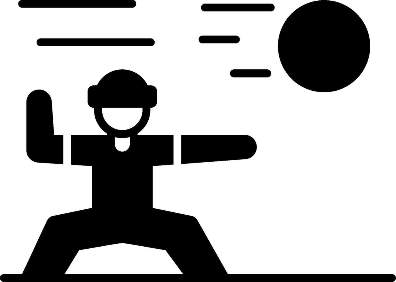 Evening Activities Glyph Icon vector