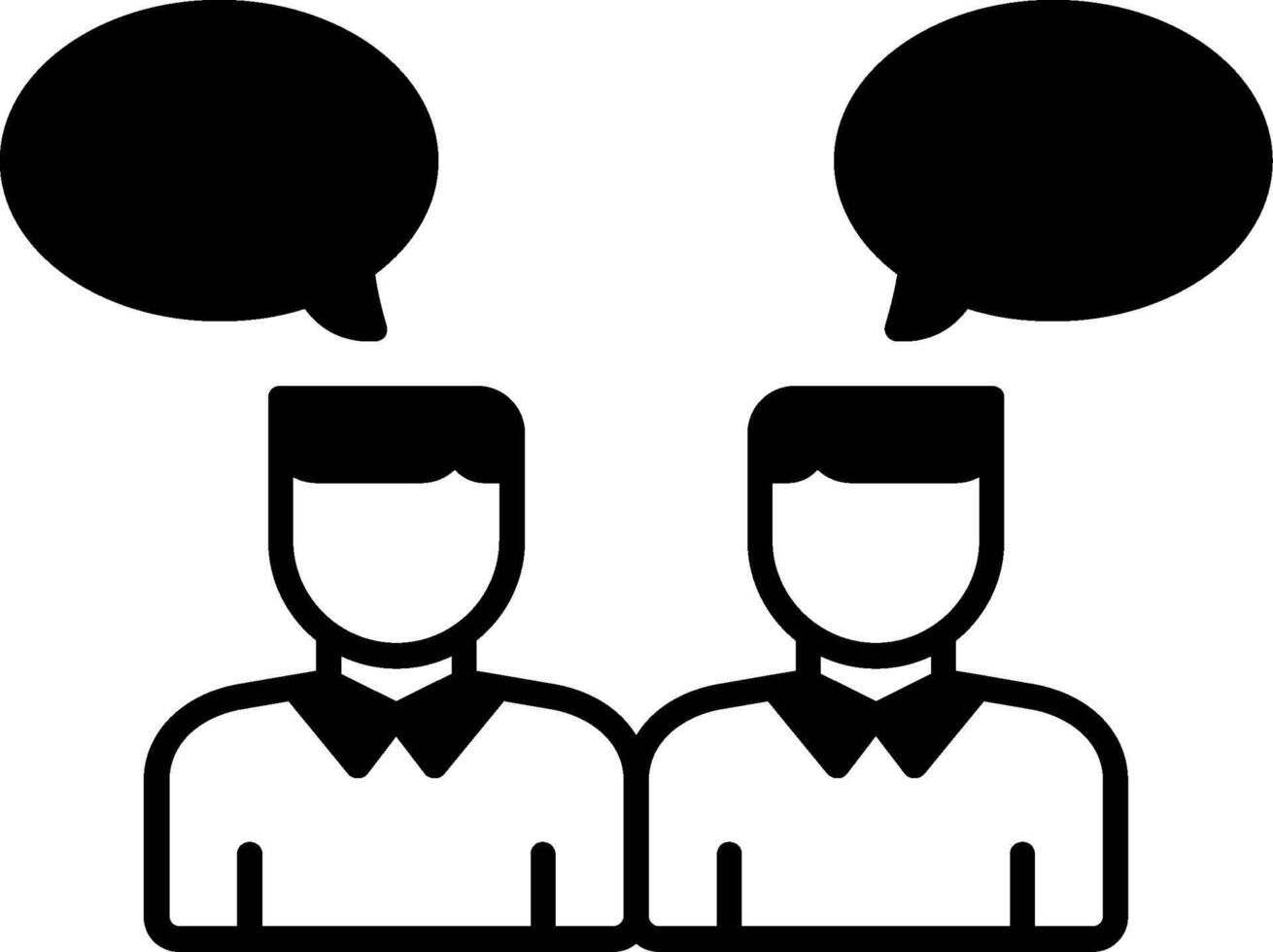 Daily Scrum Glyph Icon vector