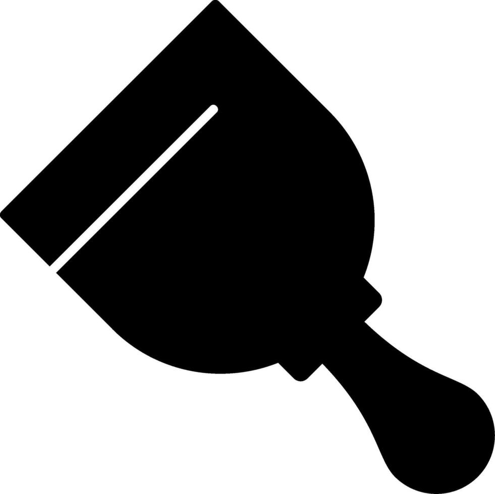Putty Knife Glyph Icon vector