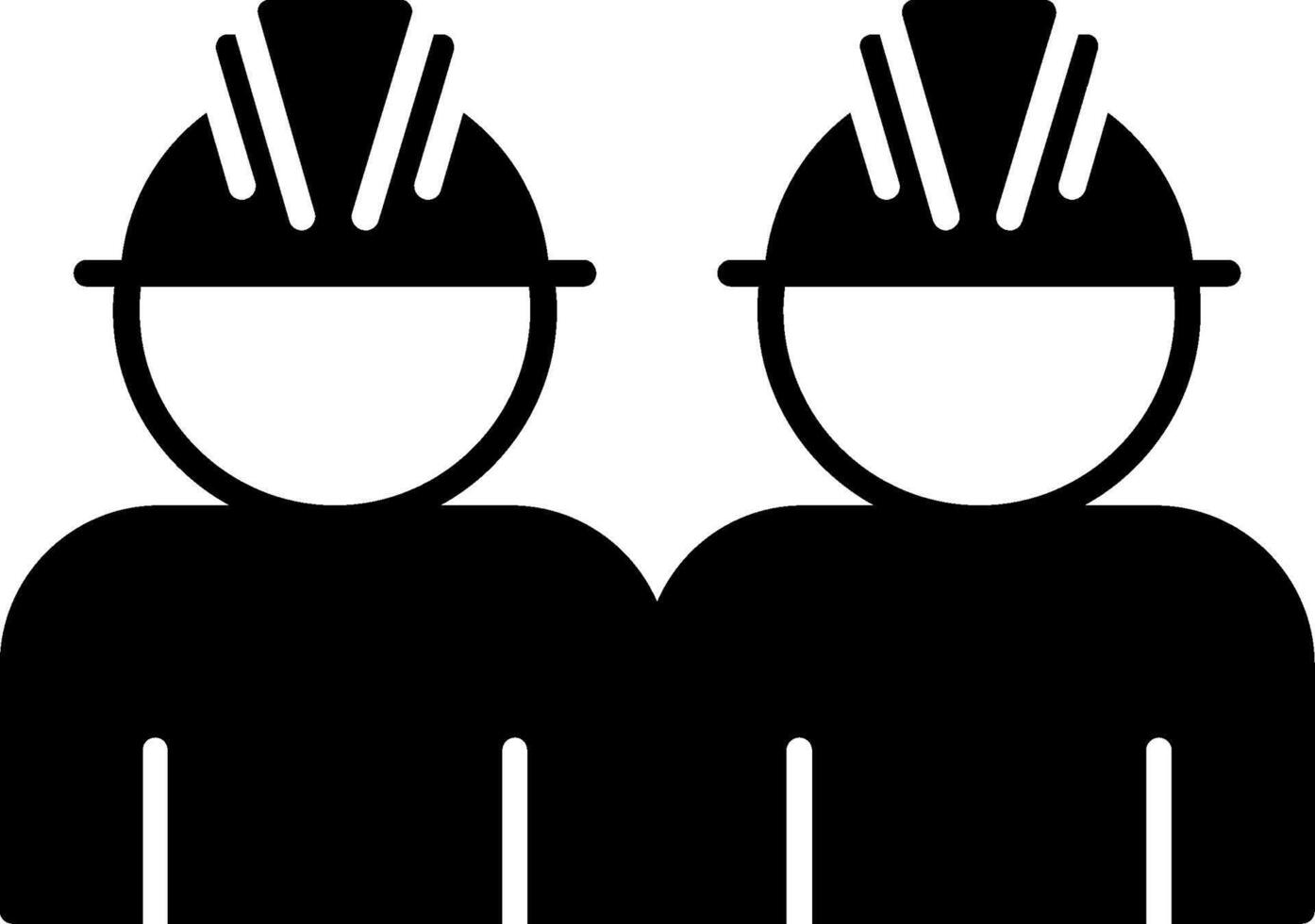 Safety Committee Glyph Icon vector