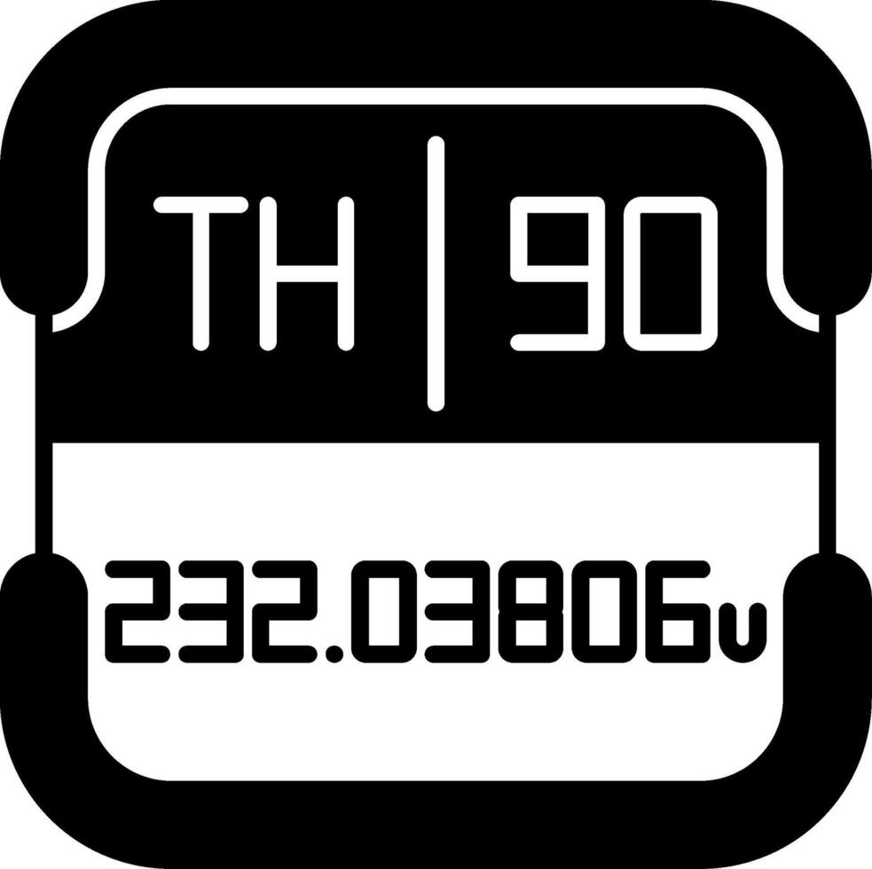 Thorium Periodic Table Element vector