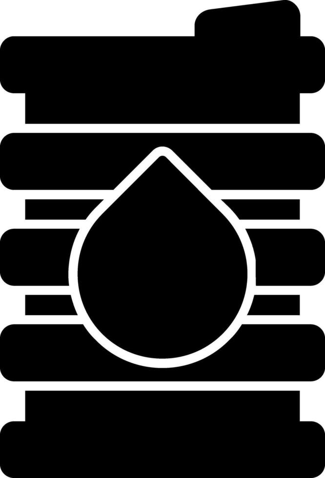 Oil Glyph Icon vector