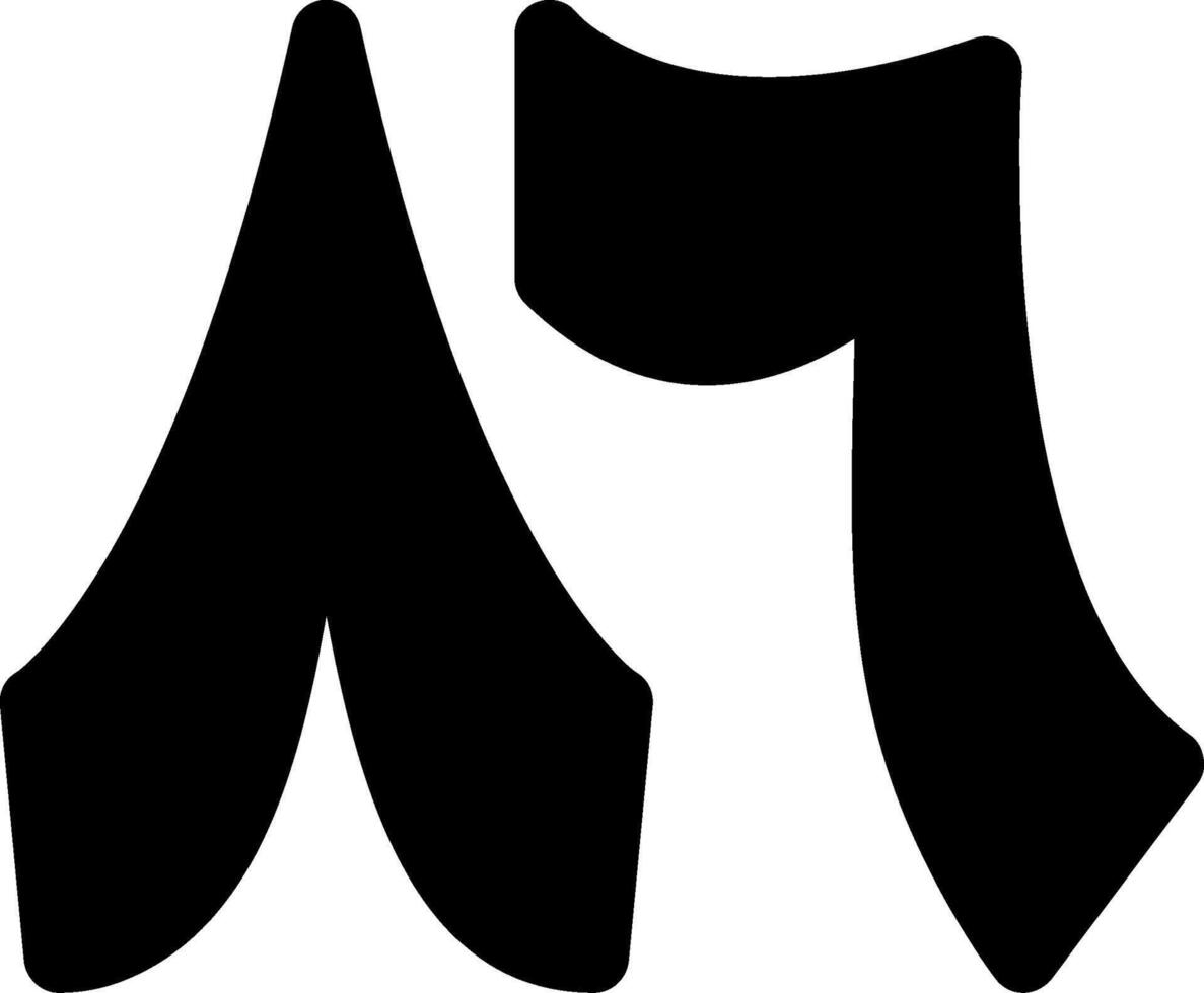 Sitta wa Thamaniyoon Glyph Icon vector