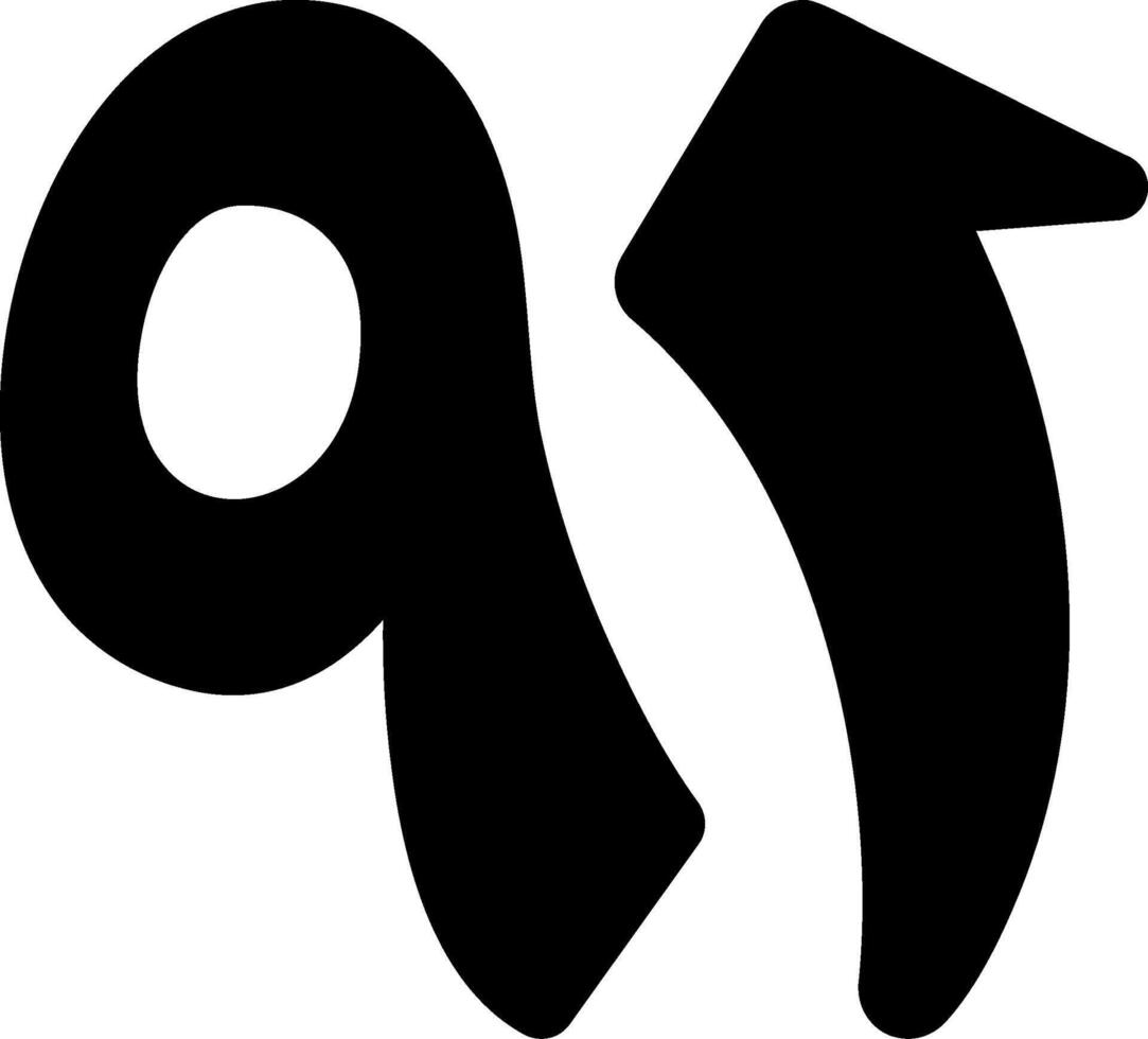 Wahid wa Tisoon Glyph Icon vector