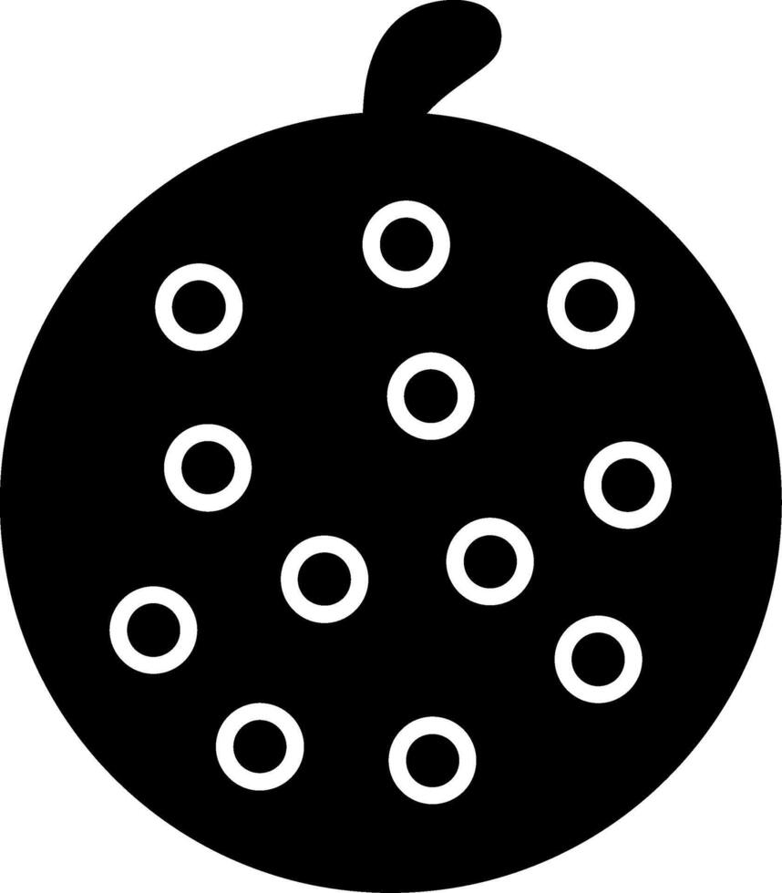 Monstera Deliciosa Glyph Icon vector