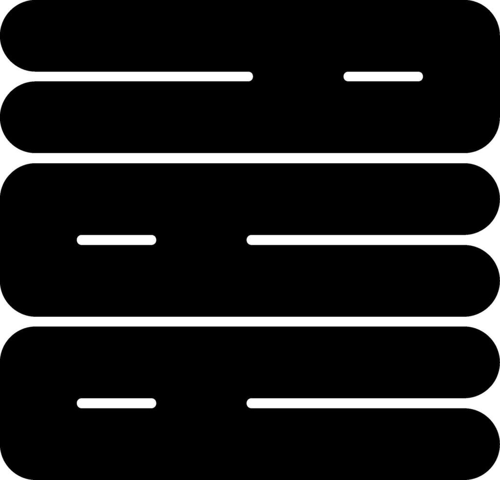 Weighted Blanket Glyph Icon vector