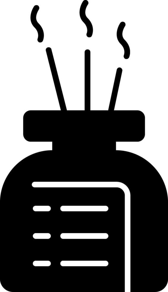 Aromatherapy Glyph Icon vector