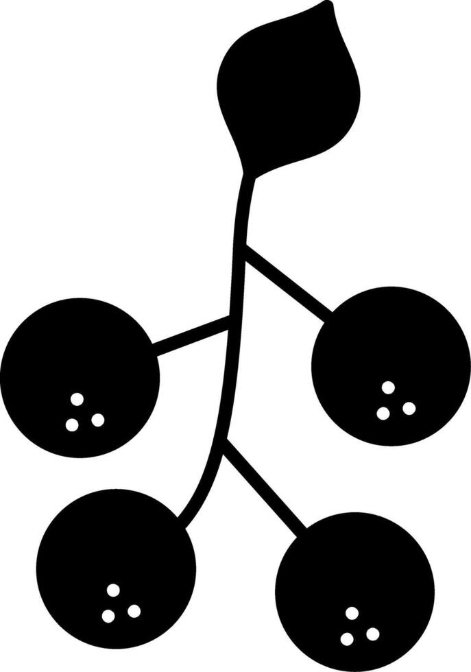 Sunberry Glyph Icon vector