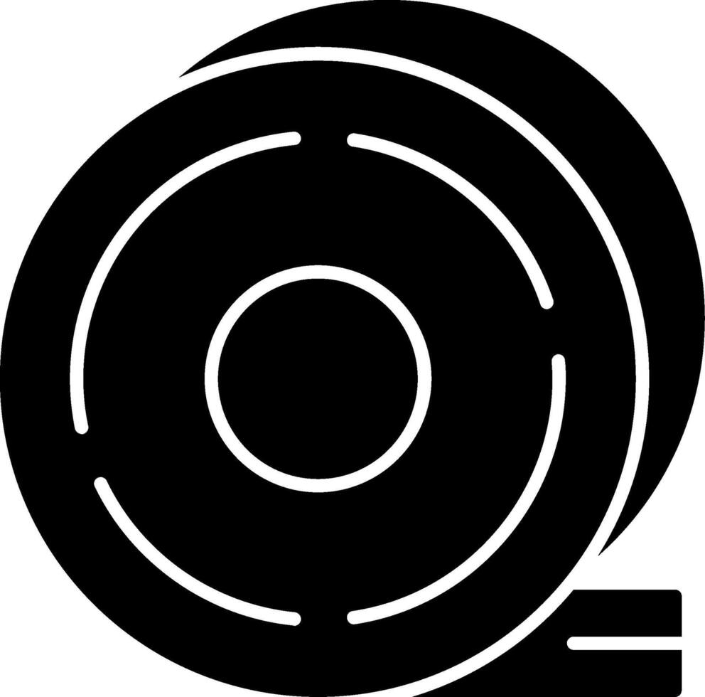Duct Tape Glyph Icon vector