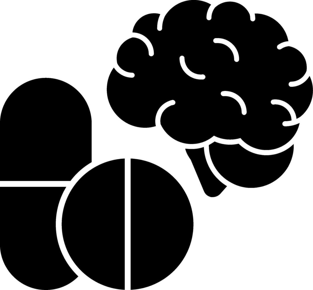 Mental Health Glyph Icon vector