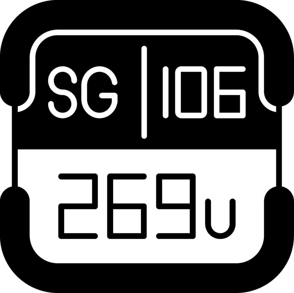 Seaborgium Periodic Table Element vector