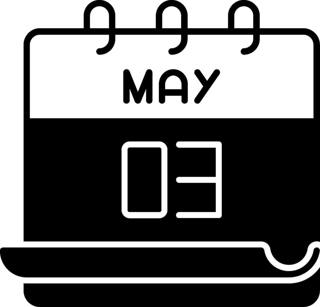 May 3 Icon vector