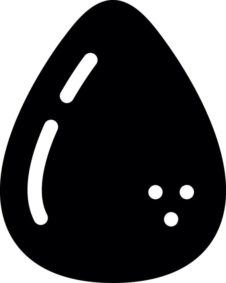Egg Glyph Icon vector