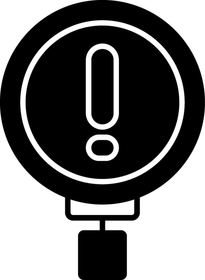 Caution Glyph Icon vector