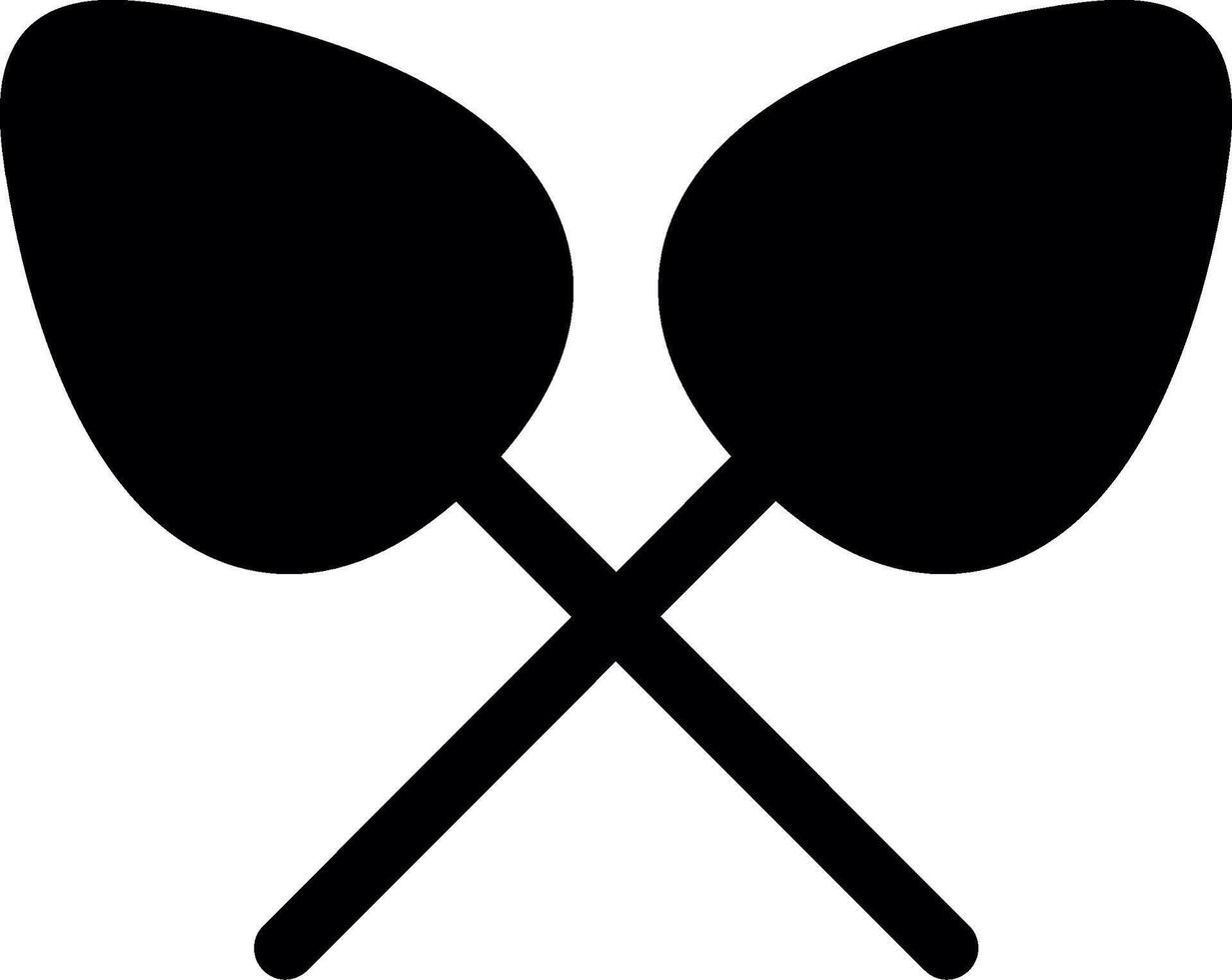 Spoon Glyph Icon vector