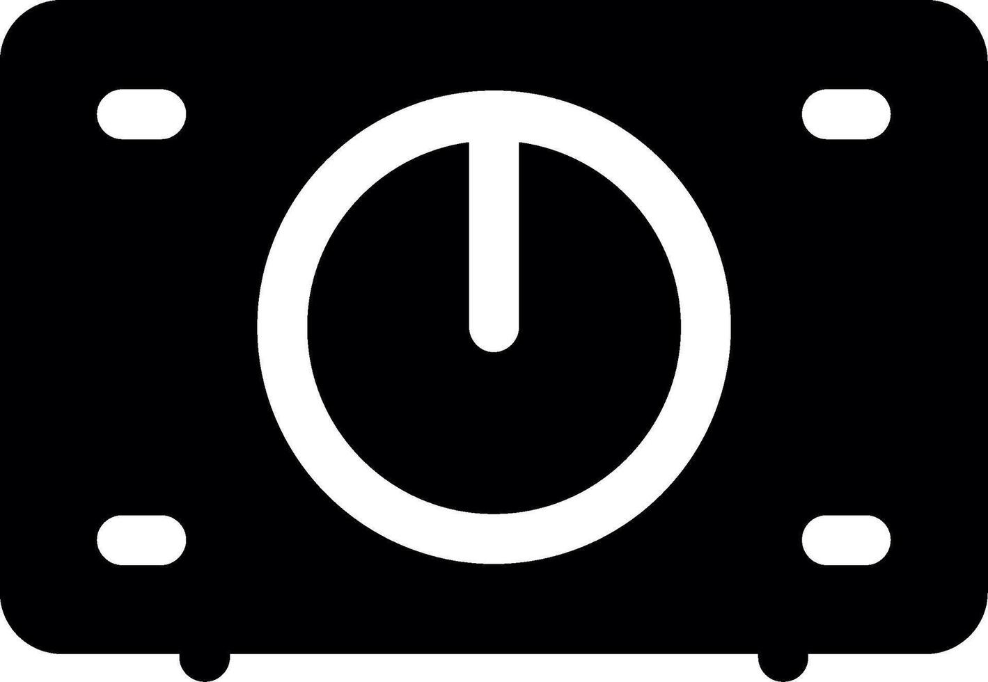 Safety Box Glyph Icon vector