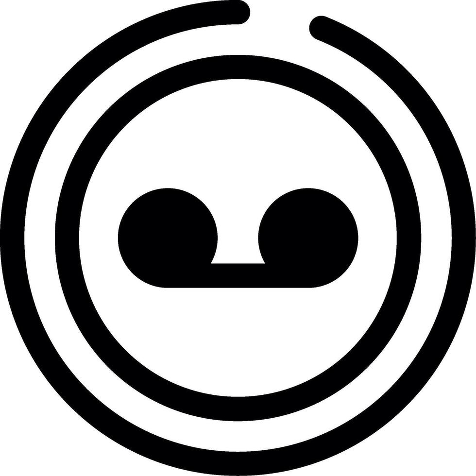 Voice Message Glyph Icon vector