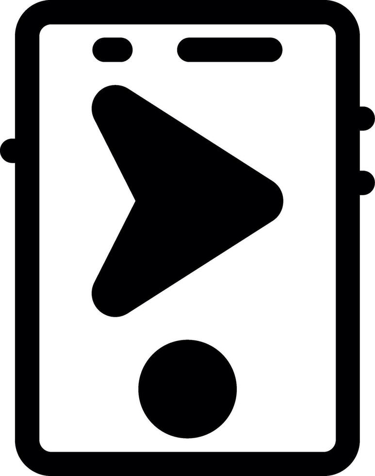 Navigation Glyph Icon vector