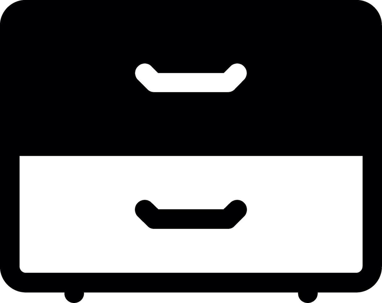 Archive Glyph Icon vector