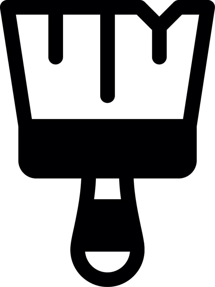 Paint Glyph Icon vector