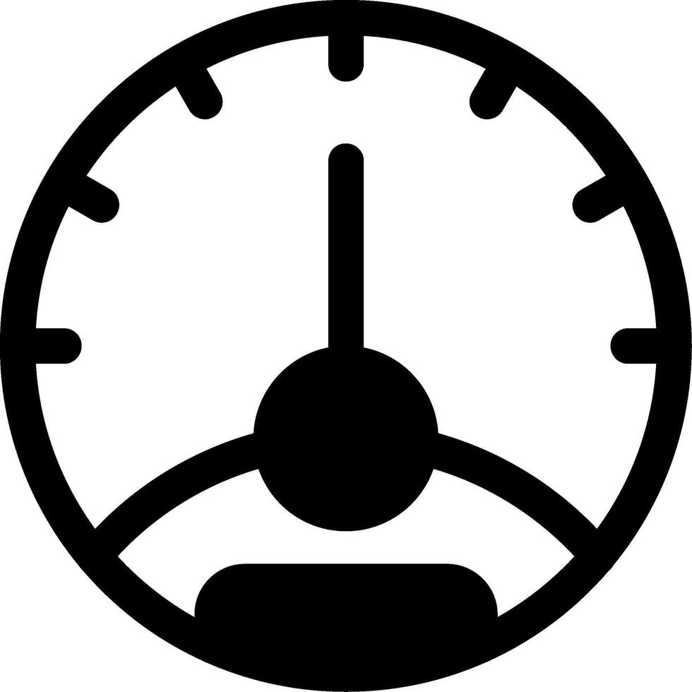 Performance Glyph Icon vector