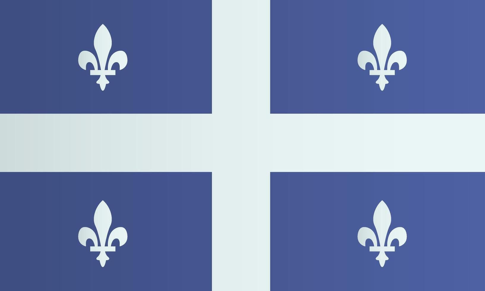 Flag of Canadian province of Quebec. illutration vector