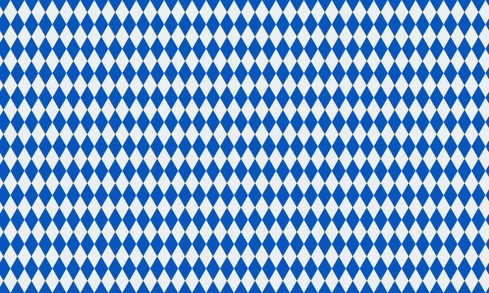 Beer festival print ornament. Rhombus blue and white background. Bavarian flag. background vector
