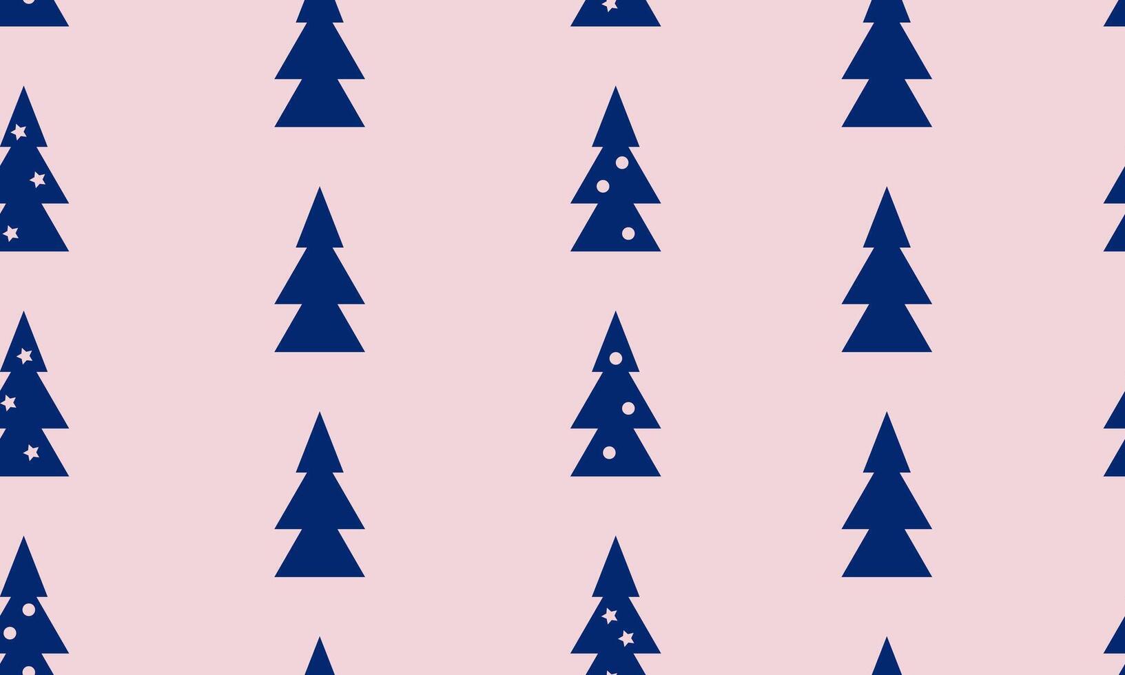 Geometric Xmas trees, holiday seamless pattern. New year background for paper, greeting card vector