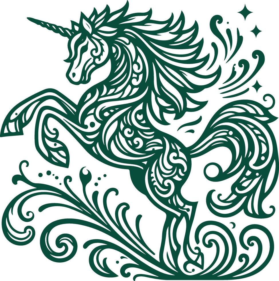 A Detailed Line Art Design for Advanced Coloring vector