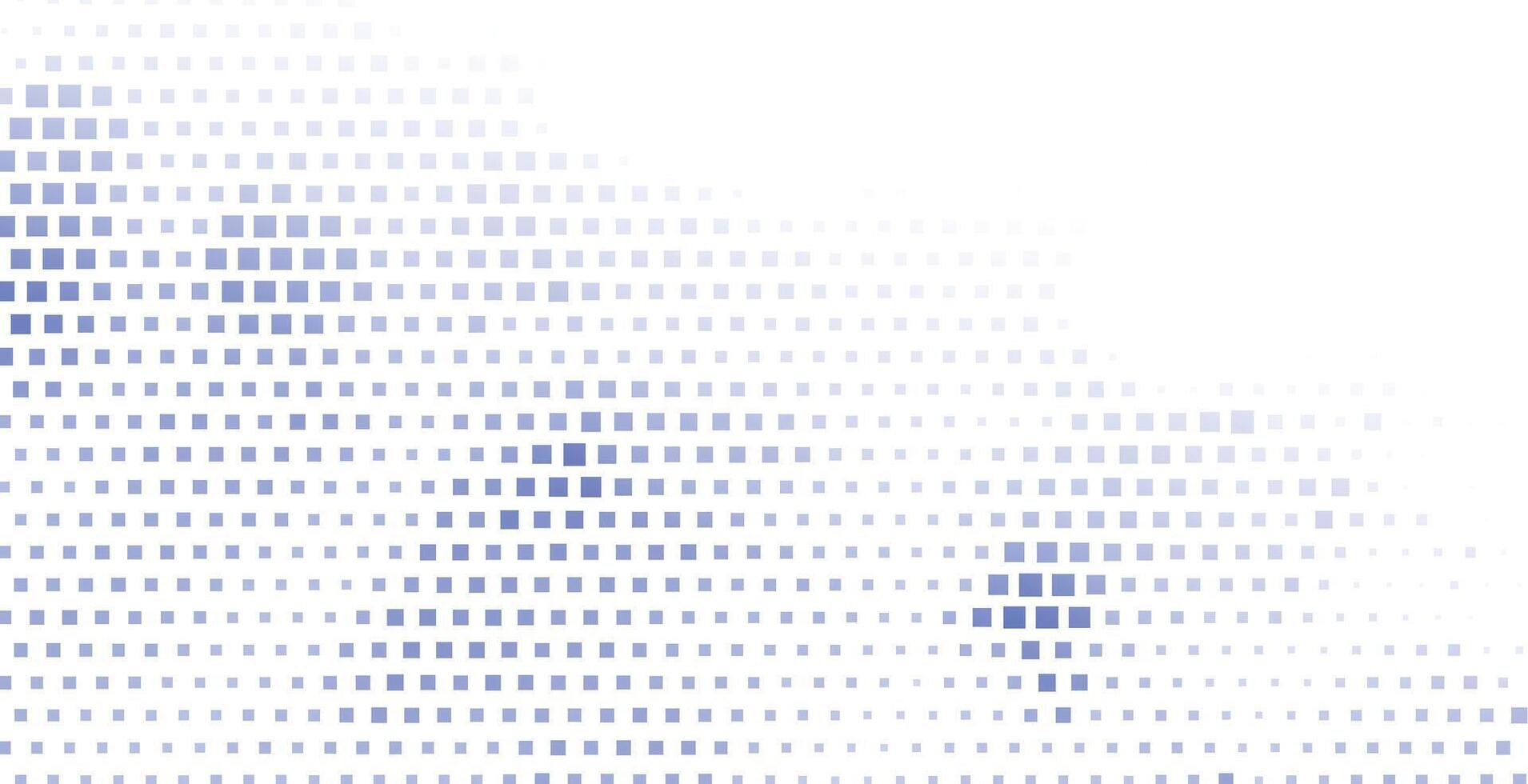 Digital Technology Colorful Blue Pixels Gradient Background. Digital Data Square Blue Pattern. Blue Digital Pixel Mosaic Pattern. vector