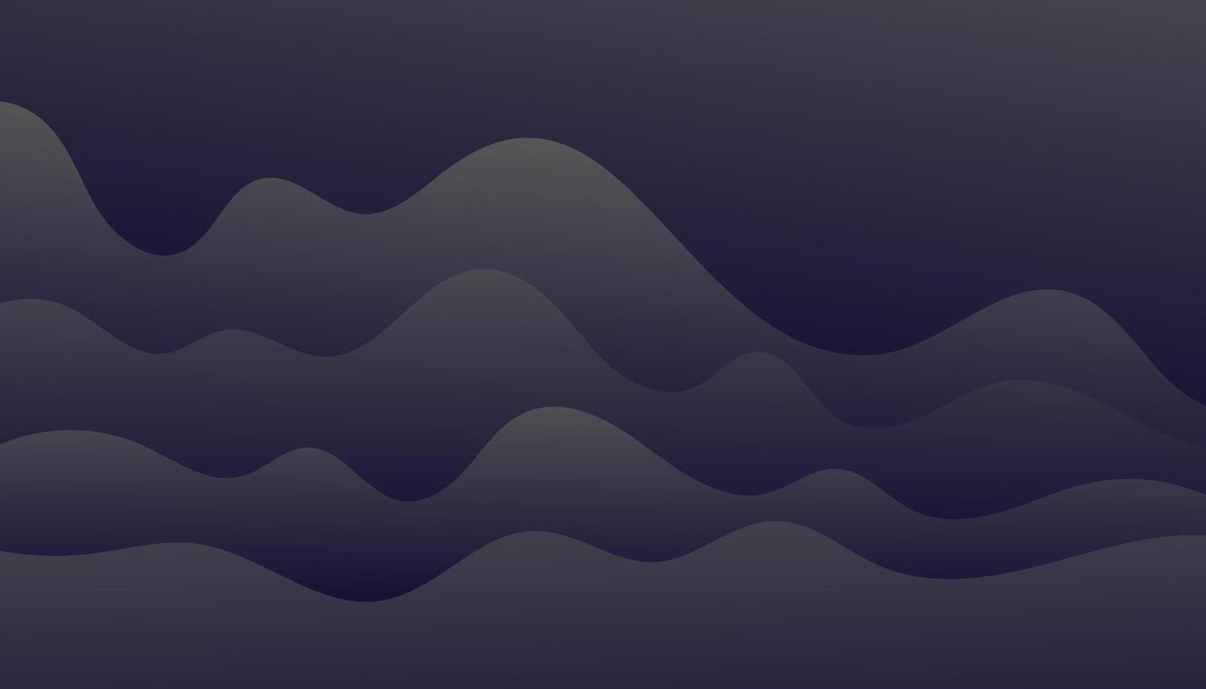 Black background with line curve design. vector