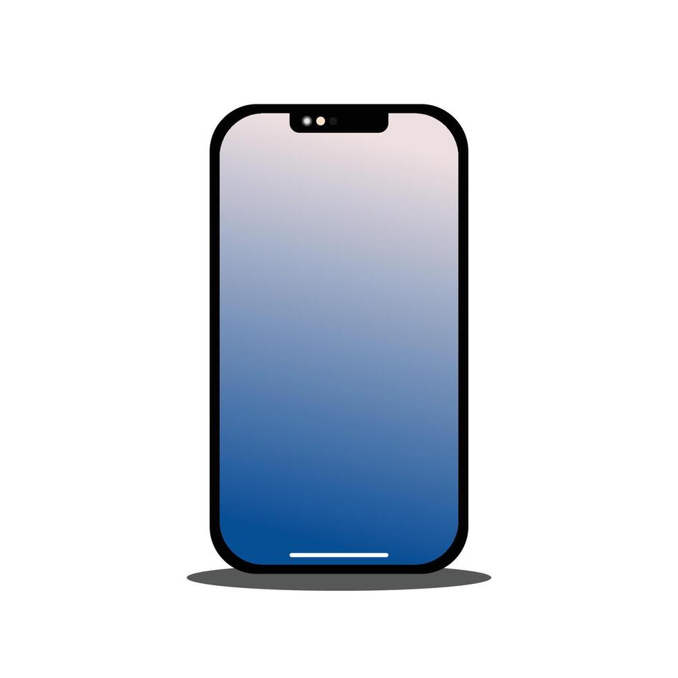 handphone mockup 3d vector