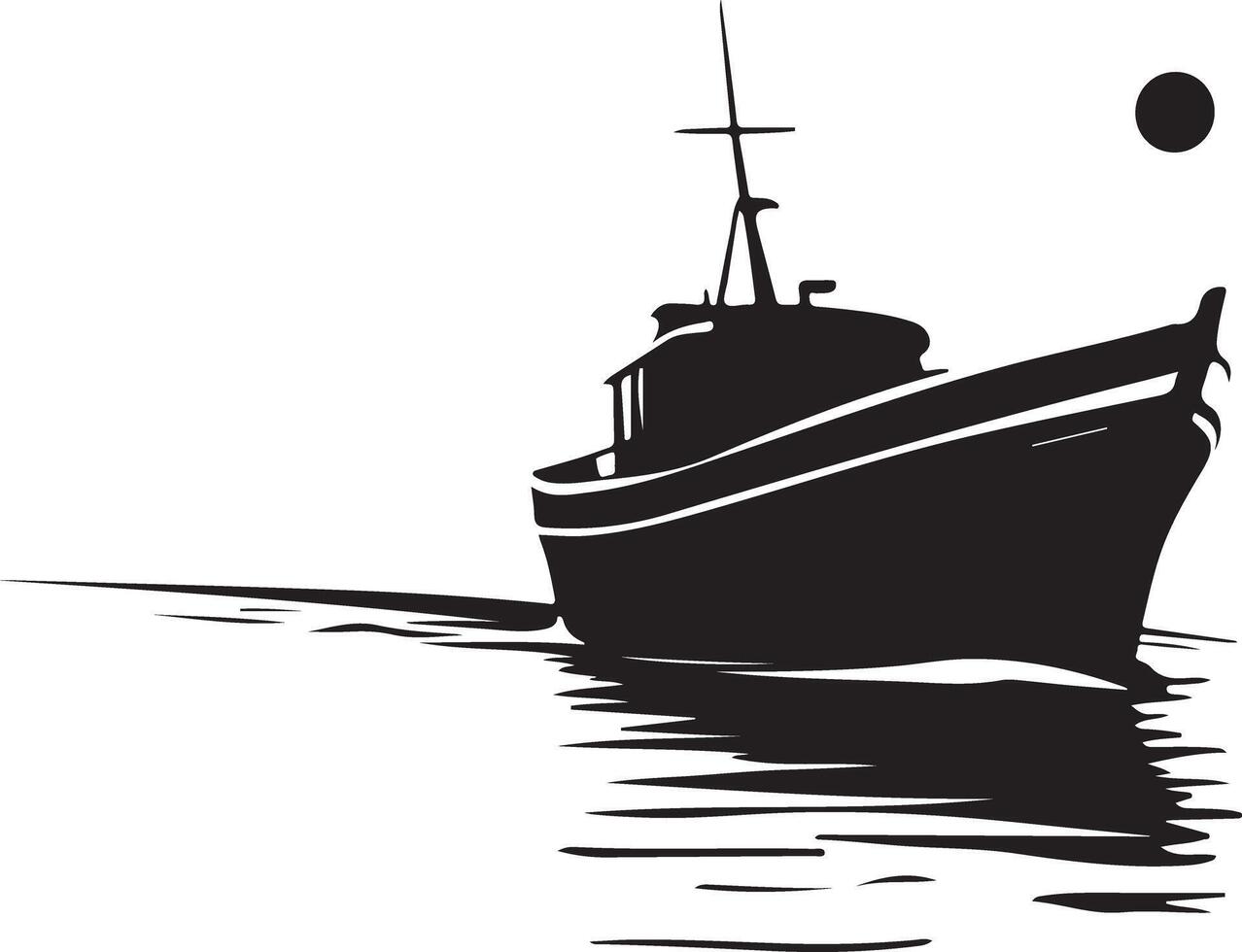 boat style with white background vector