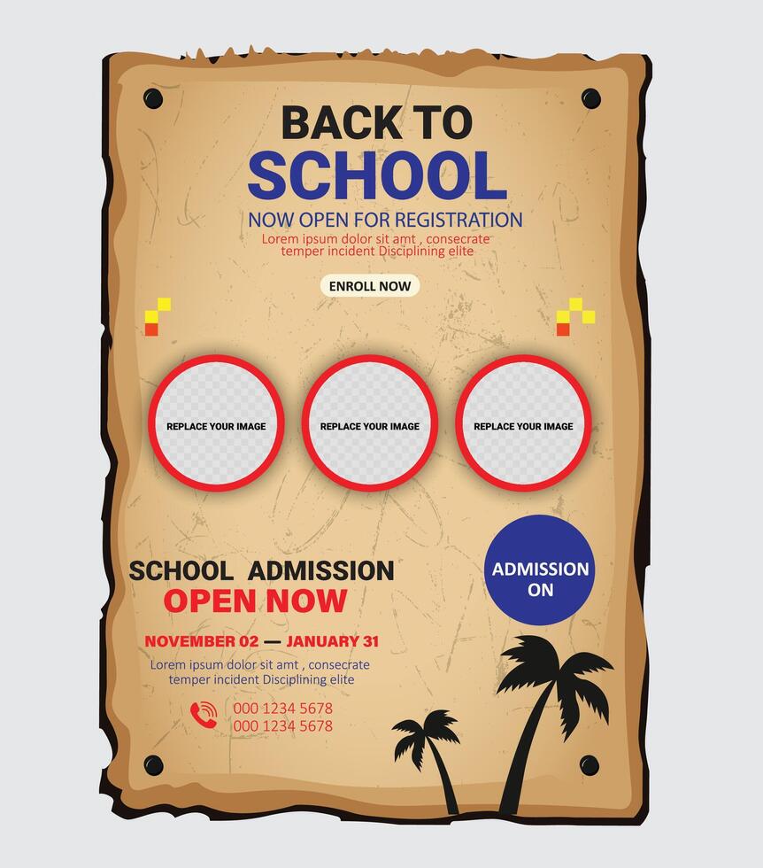 Poster Design template vector