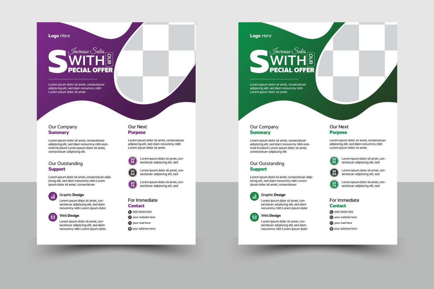 Creative Corporate And Business Flyer Brochure Template Design, Modern Business Flyer Template, Abstract Business Flyer, Template Design,Business Flyer Layout, Professional Business Flyer Design vector