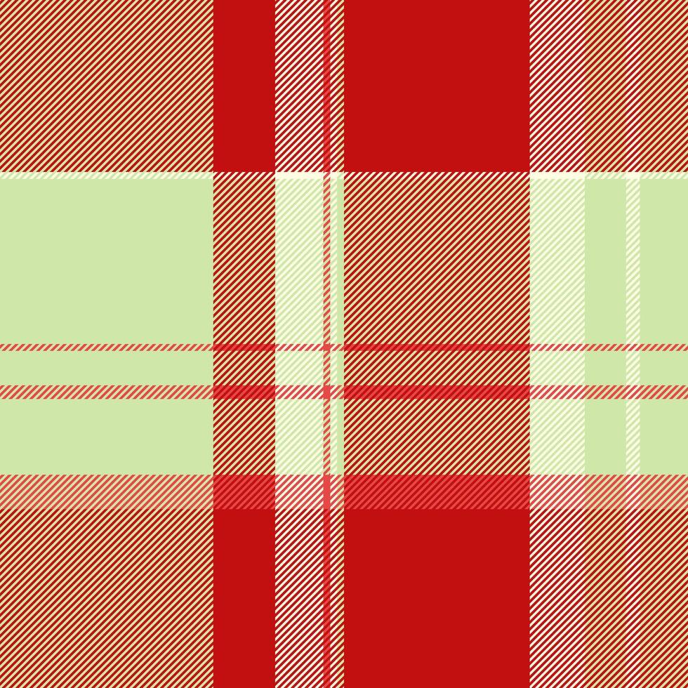 Sewing texture seamless, victorian plaid background tartan. Ornamental pattern fabric check textile in red and light colors. vector