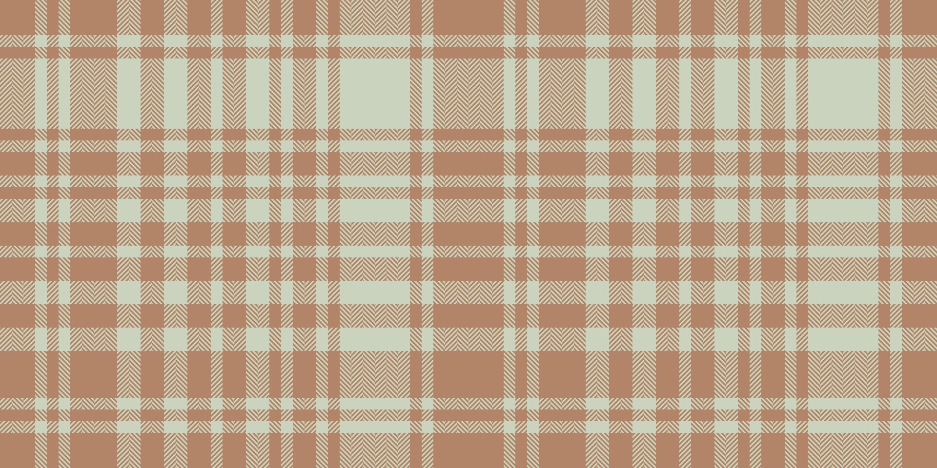 Art textile seamless pattern, checking tartan background. Backdrop plaid fabric check texture in orange and light colors. vector